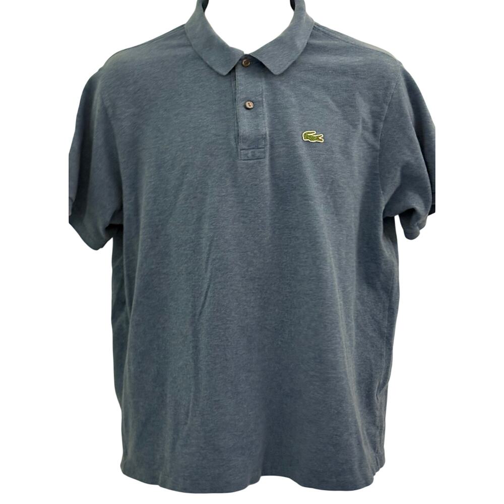 Lacoste Light Blue Polo Shirt. Size 6 French. Large